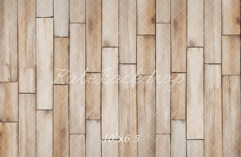 Kate Wood Texture Herringbone Beige Fleece Backdrop Designed by Emetselch -UK