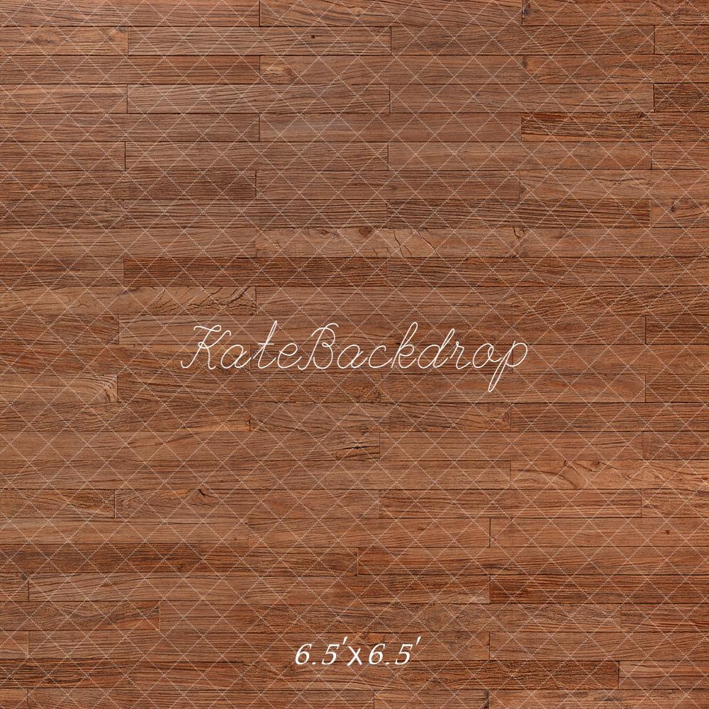 Kate Wood Texture Brown Floor Backdrop Designed by Emetselch -UK
