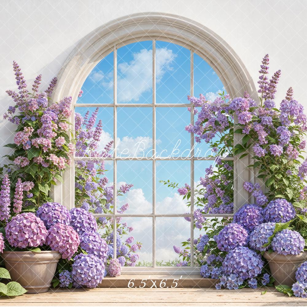 Kate Flower Arch Arched Window Backdrop Designed by Emetselch -UK