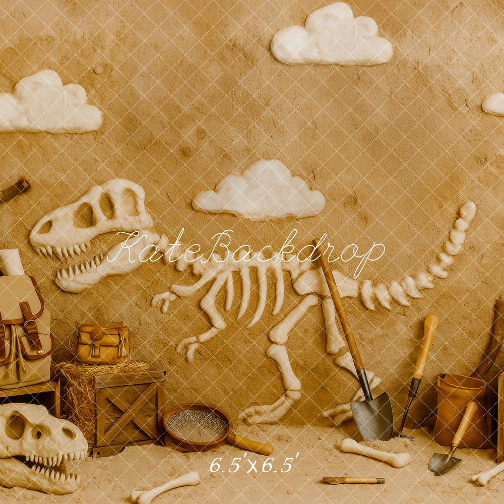Kate Dinosaur Fossil Dig Adventure Backdrop Designed by Patty Robert