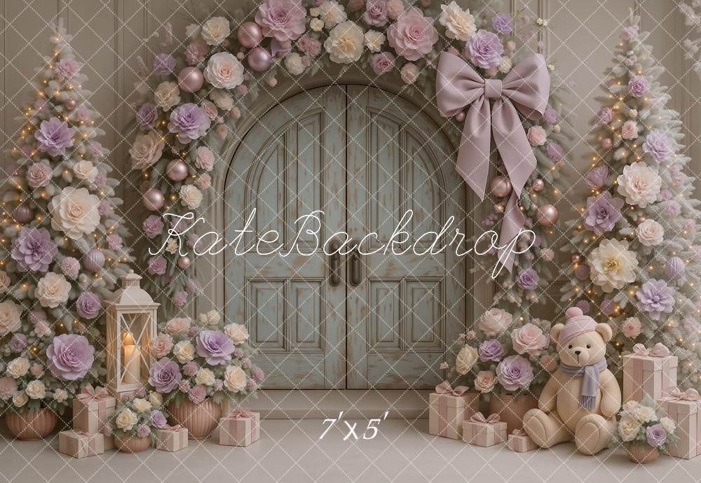 Kate Floral Arch Pastel Door Gifts Backdrop Designed by Ashley Paul -UK