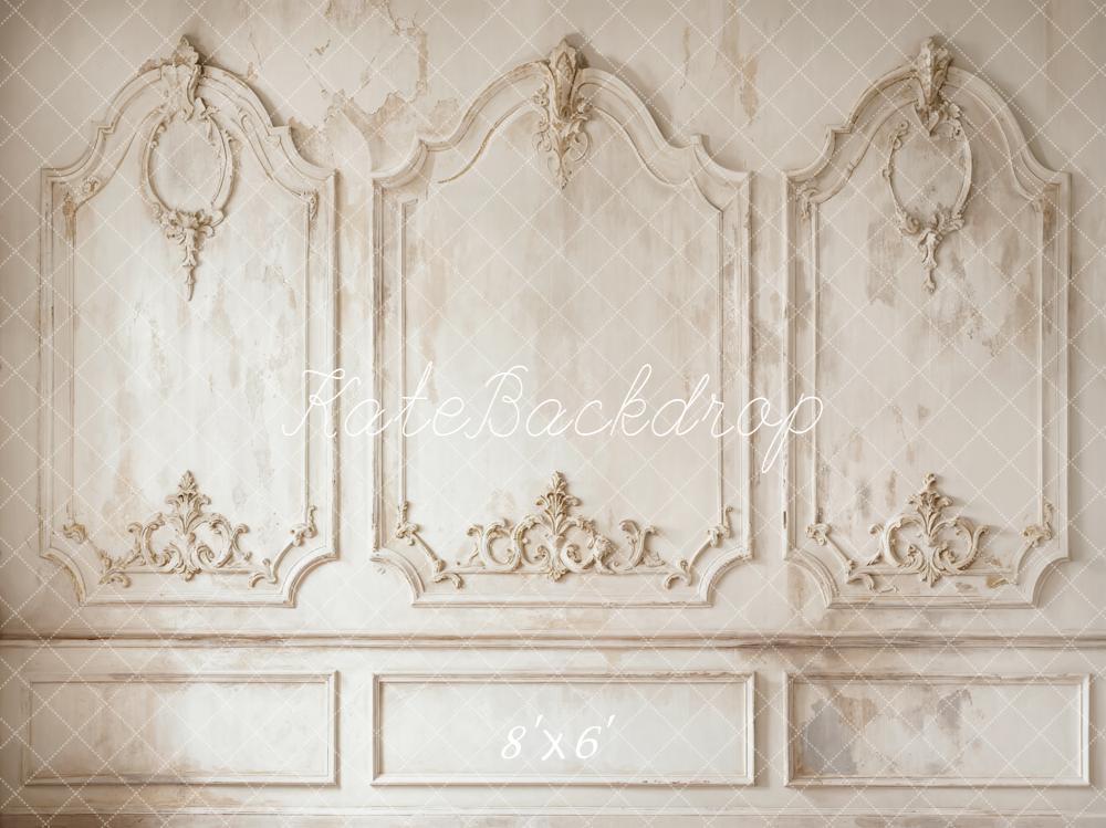 Kate Vintage Ornate Wall Panels Fleece Backdrop Designed by Kate Image -UK