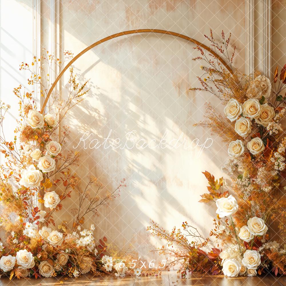 Kate Flower Arch Roses Fine Art Backdrop Designed by Emetselch -UK