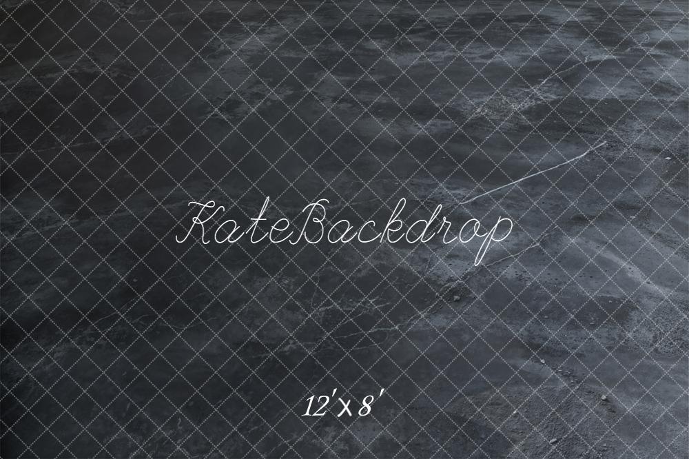 Kate Dark Concrete Texture Grey Floor Backdrop Designed by Emetselch -UK