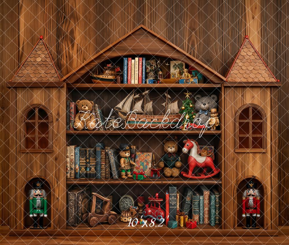 Kate Castle Cabinet Toys Vintage Fleece Backdrop Designed by Emetselch -UK