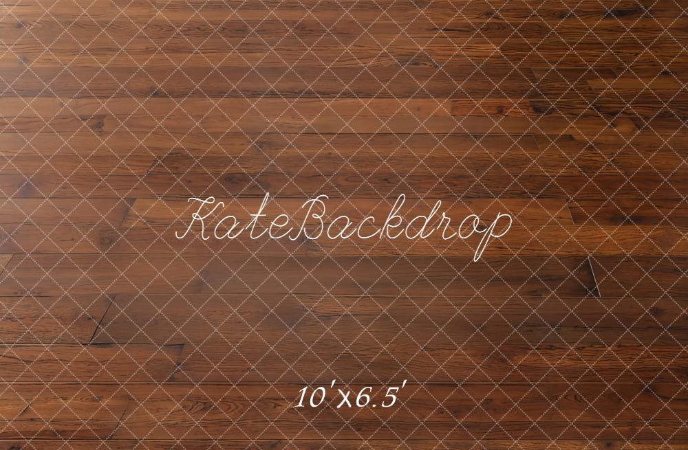 Kate Wood Texture Vintage Brown Fleece Backdrop Designed by Kate Image