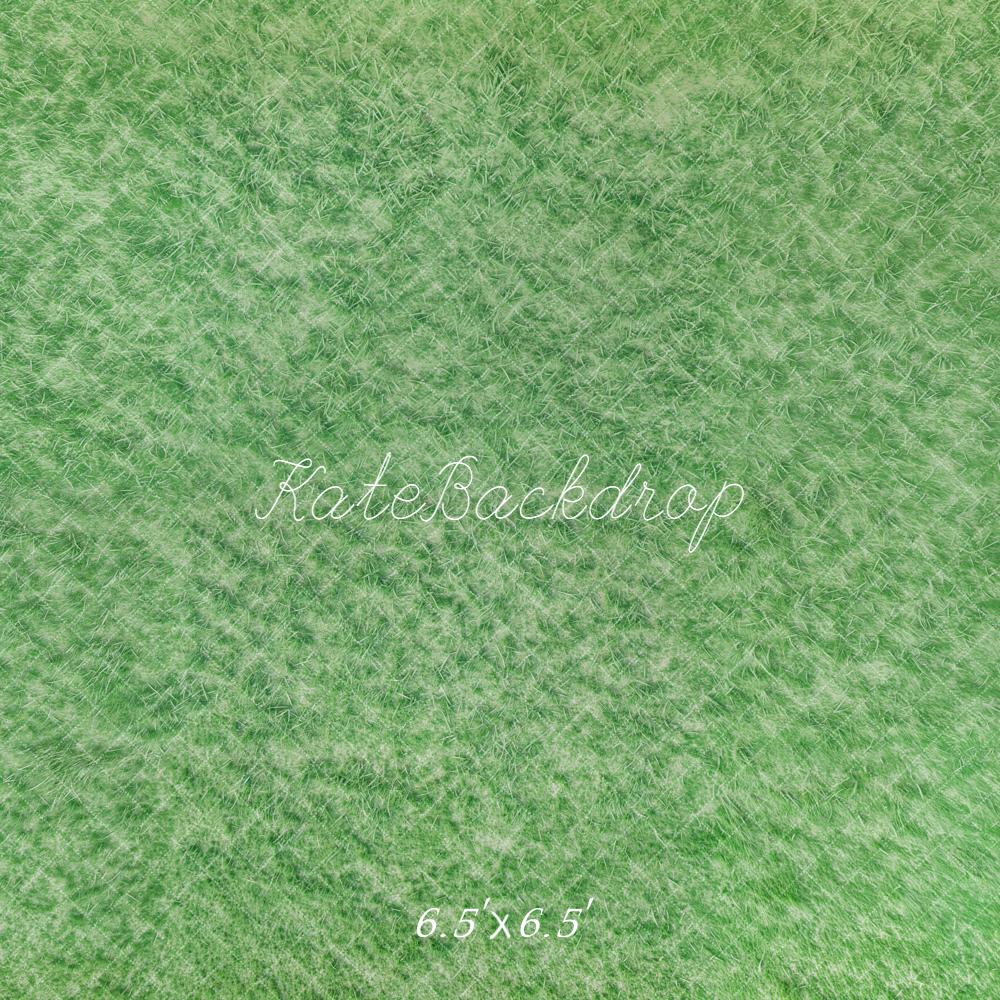 Kate Green Grass Texture Floor Backdrop Designed by Emetselch