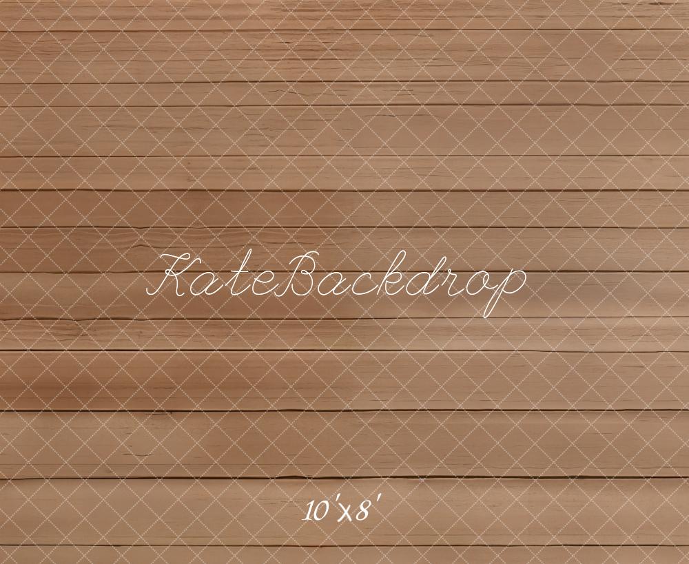 Kate Wood Texture Brown Floor Fleece Backdrop Designed by Emetselch -UK