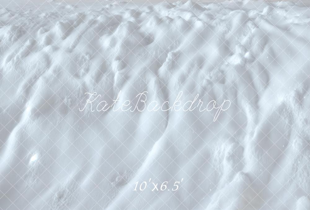 Kate Snow Covered Ground Texture Fleece Backdrop Designed by Kate Image -UK