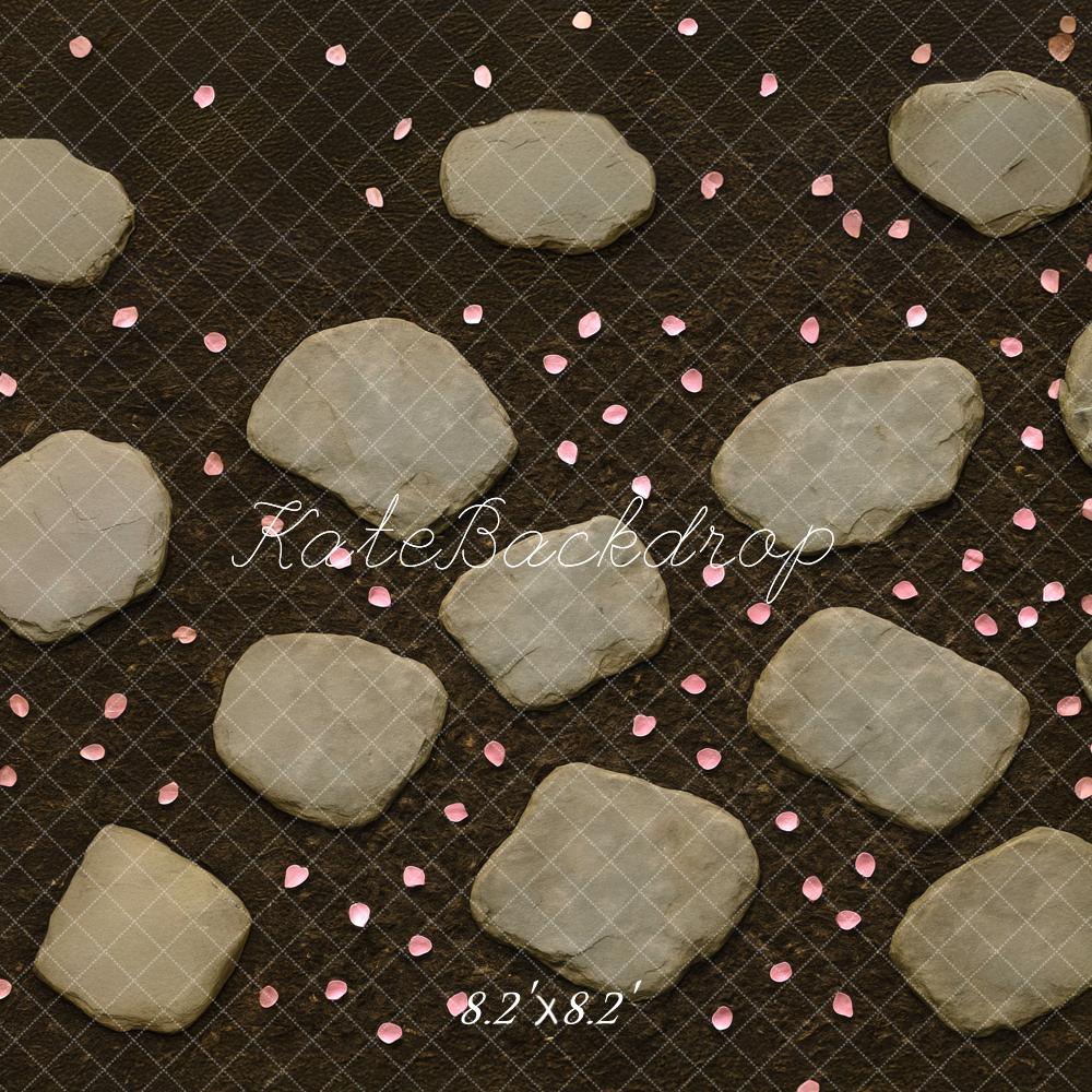 Kate Stone Pathway Pink Petals Backdrop Designed by Mini MakeBelieve -UK