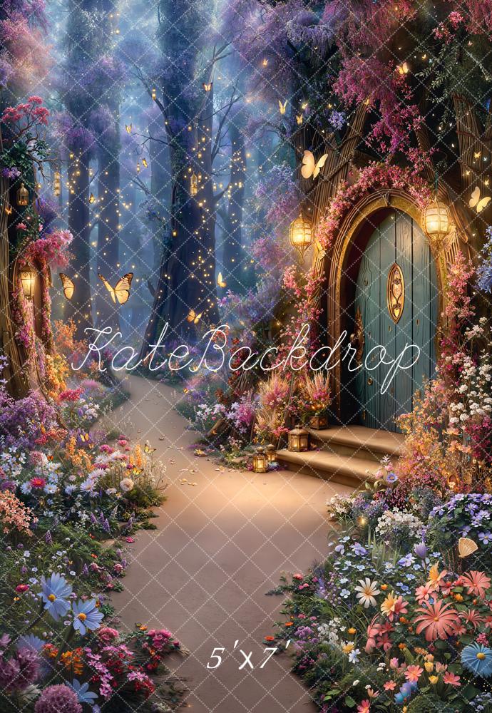 Kate Fairy Fantasy Forest Lanterns Backdrop Designed by Emetselch