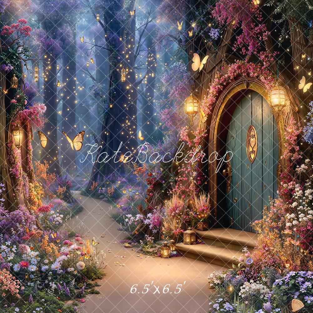 Kate Fairy Fantasy Forest Lanterns Backdrop Designed by Emetselch
