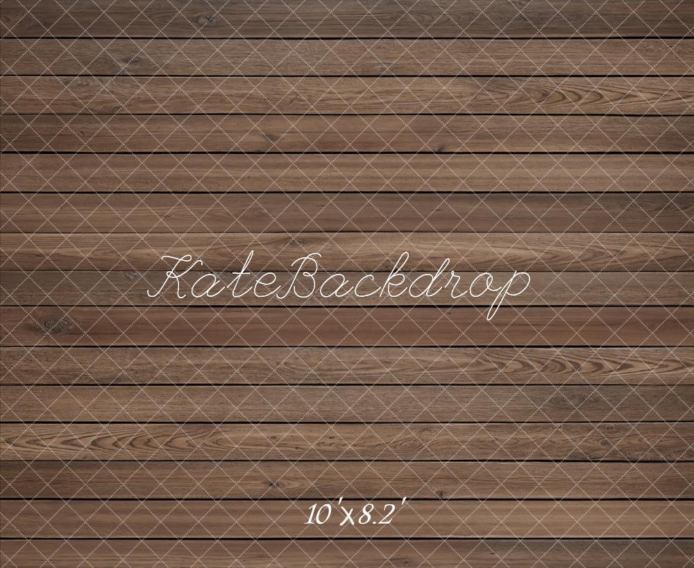 Kate Wood Plank Texture Brown Backdrop Designed by GQ