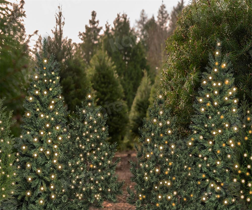 Kate Christmas Trees Forest Backdrop for Photography -UK