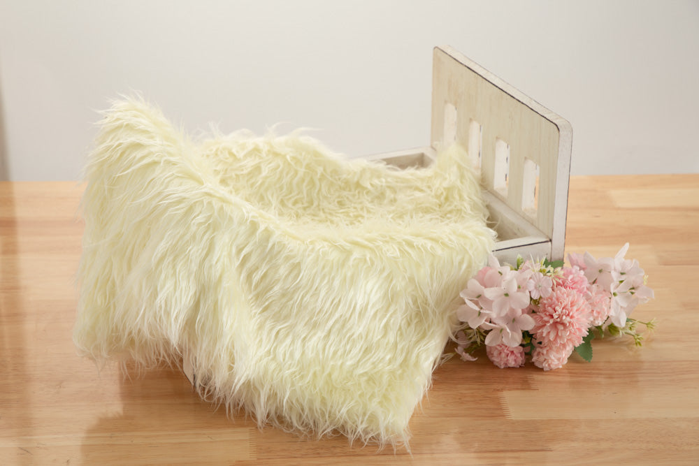 Kate Various Colors Faux Fur Blanket Props Posing fabrics for Baby Photography