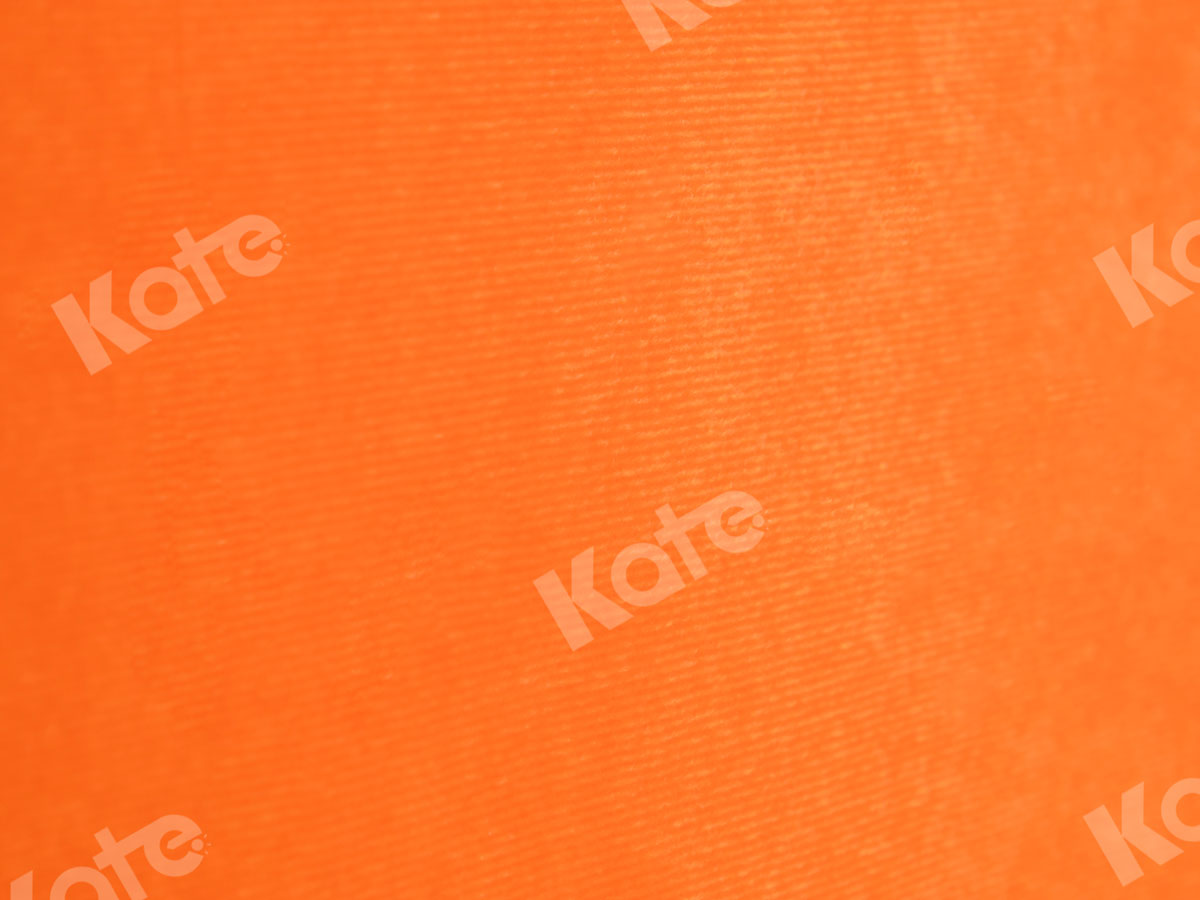 Kate Solid Orange Color Portrait Photography Backdrop for Studio(HGCSB)