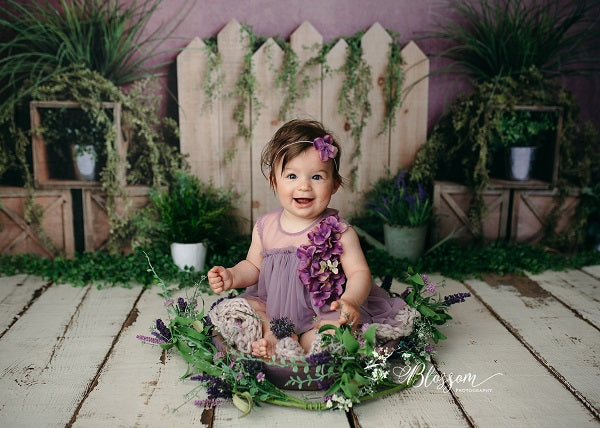 Kate Greens Garden Purple Backdrop Designed by Megan Leigh Photography -UK