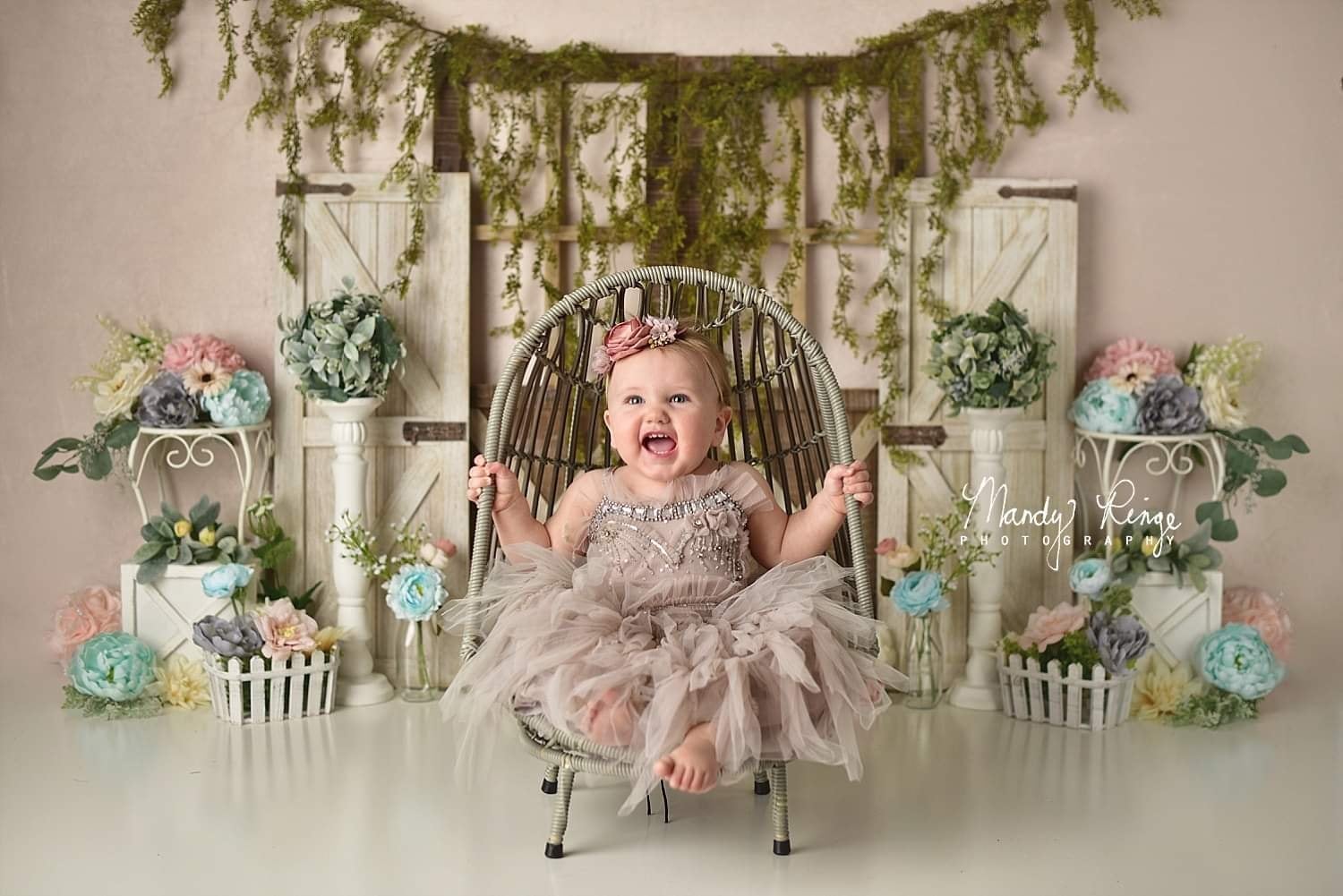 Kate Spring Floral Backdrop Designed by Mandy Ringe Photography -UK