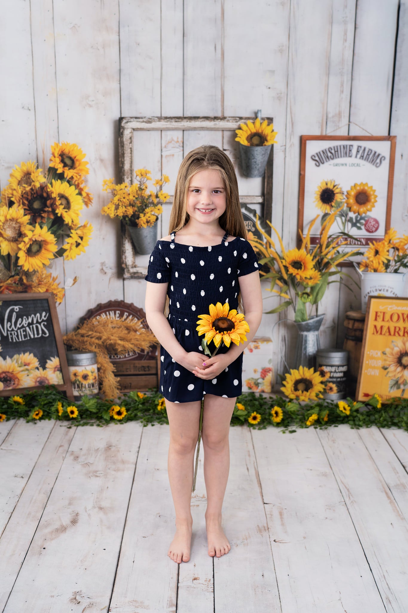 Kate Autumn Sunflower Backdrop Designed By Rose Abbas -UK