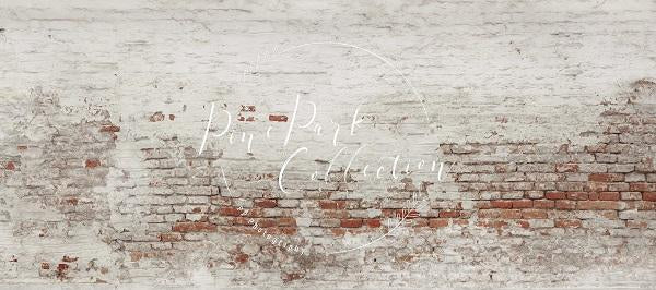 Kate Retro Paint Off Brick Backdrop for Photography Designed by Pine Park Collection