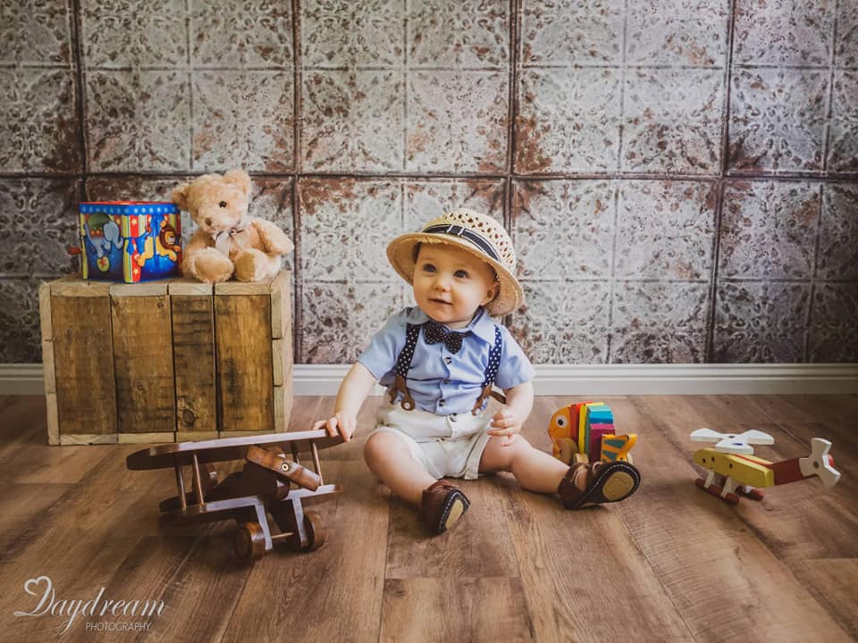 Kate Rusted White Tiles Backdrop Designed By Arica Kirby