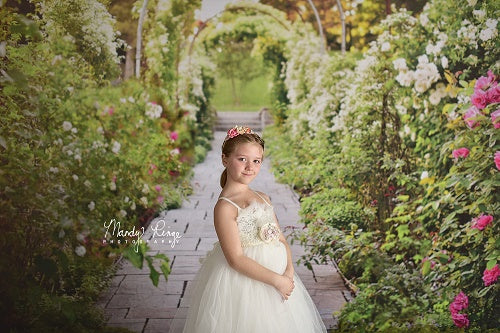 Spring Secret Garden Path Backdrop