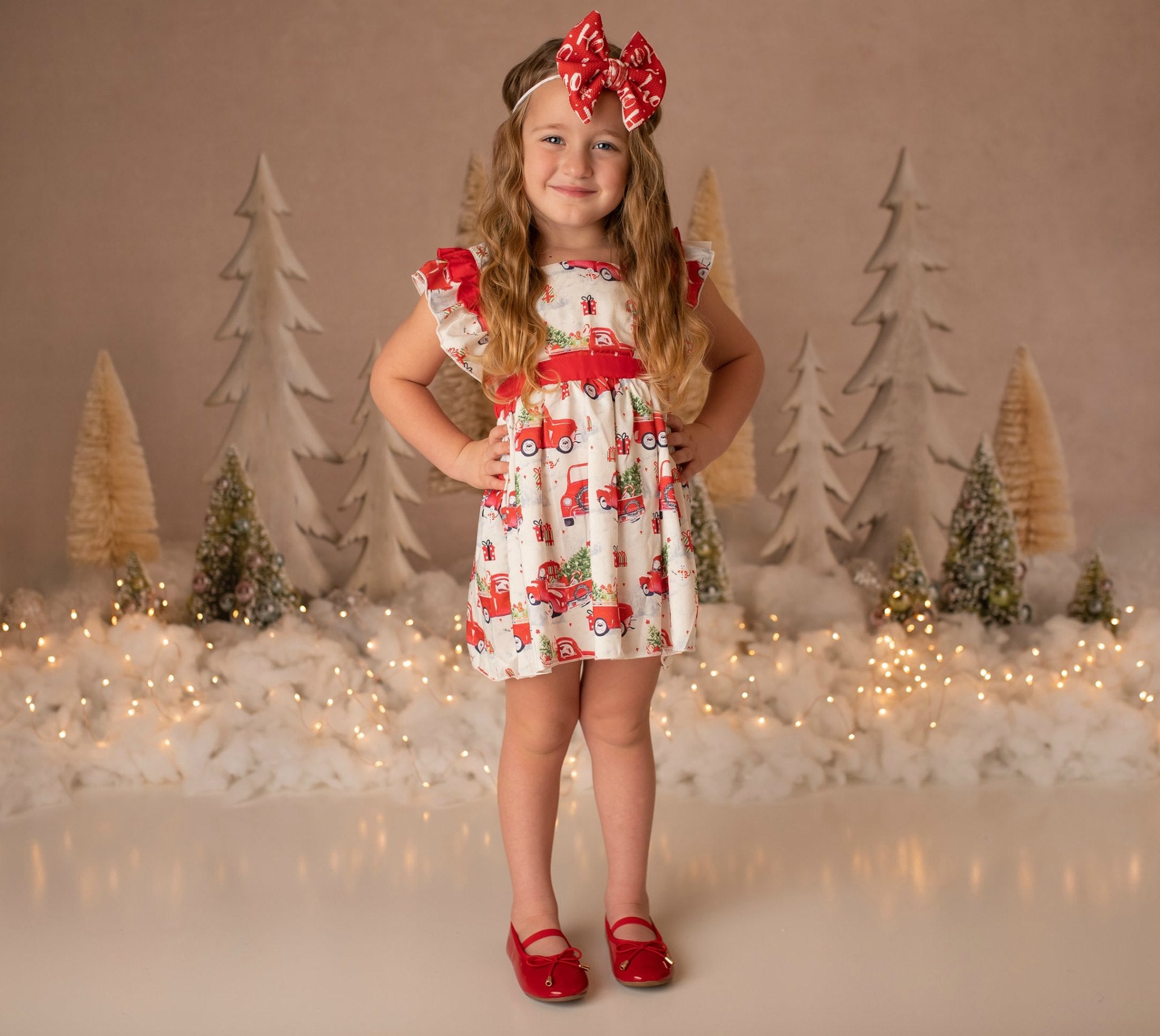 Kate Elegant Christmas Trees with Glitter Backdrop Designed By Mandy Ringe Photography