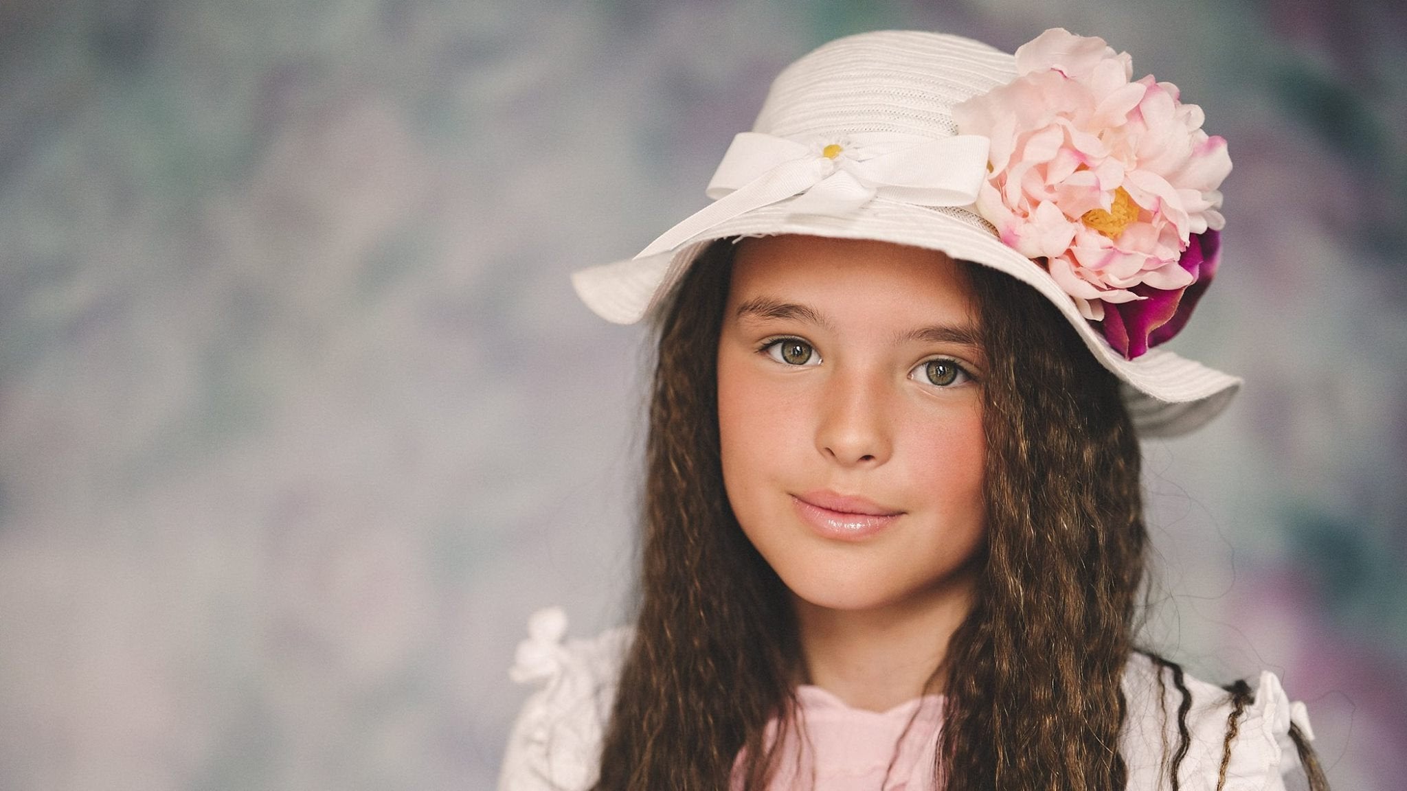 Katebackdrop£ºKate Valentine's Day Pink Flowers Hand Painting Portrait Photography Backdrops