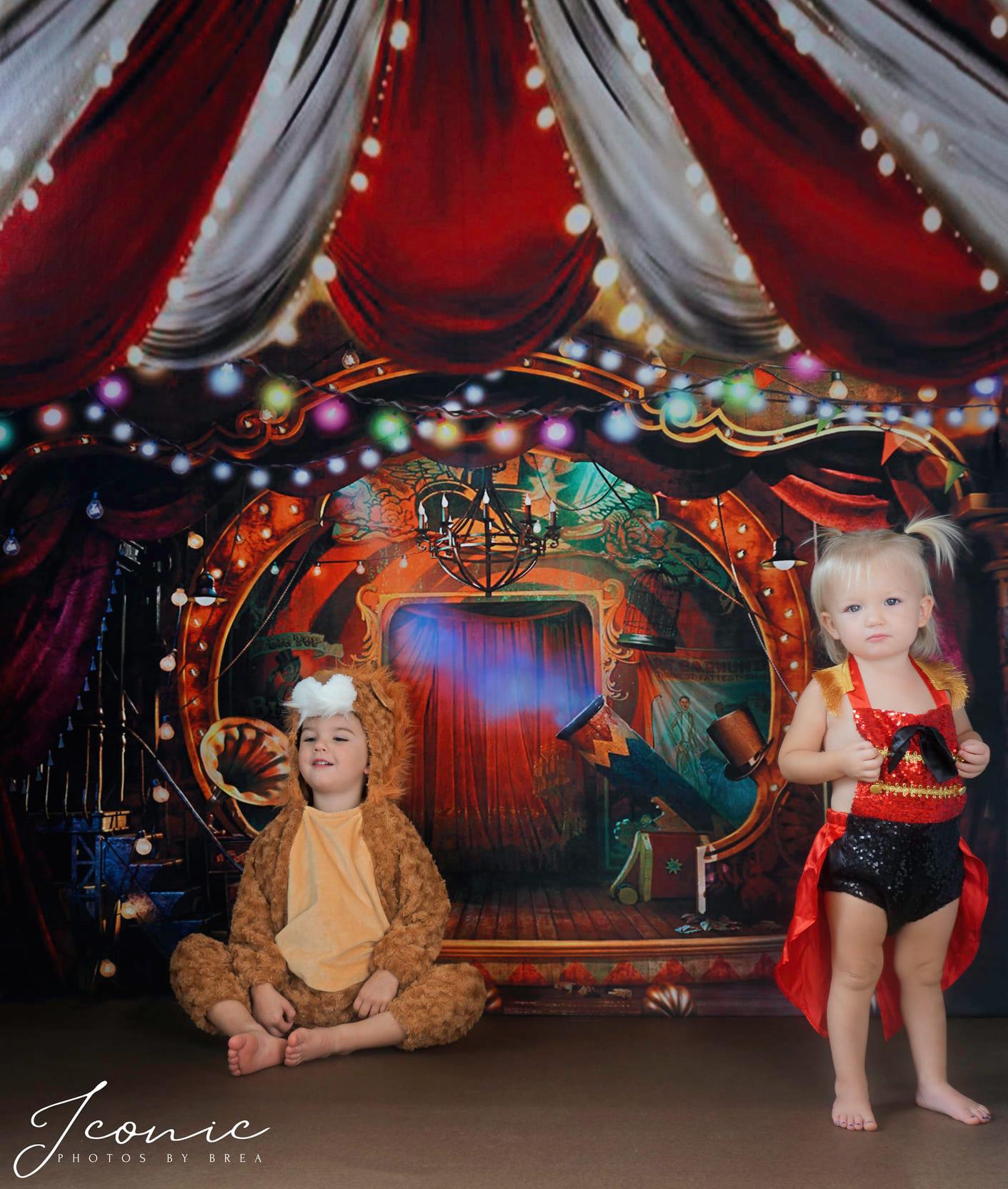 Kate Circus Backdrop Designed by Rosabell Photography