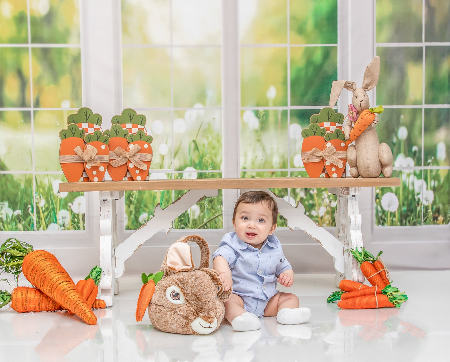 Kate Window Backdrop Spring Garden Designed by Emetselch -UK