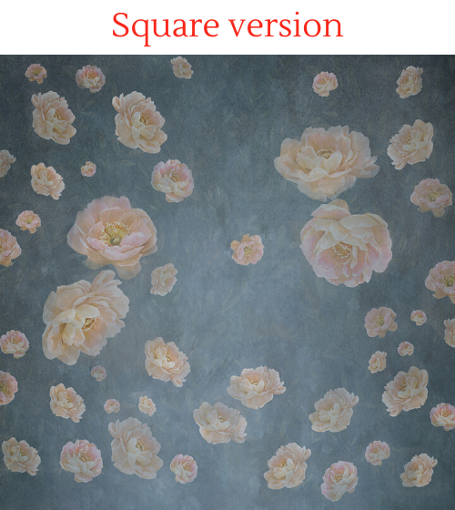 Kate Retro Floral Fine Art Backdrop Designed By JS Photography -UK