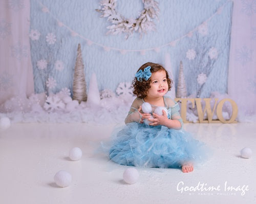 Kate Winter Onederland Snowflake Backdrop Designed By Mandy Ringe Photography