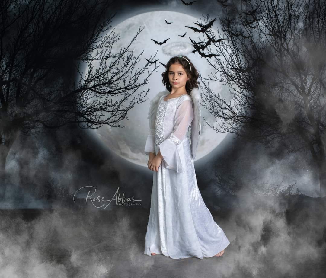 Kate Halloween Spooky Full Moon Backdrop Designed By Rose Abbas