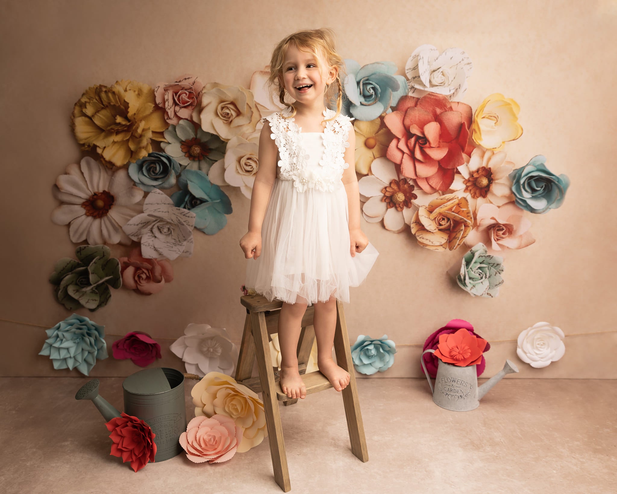 Kate 3D  Wall flowers backdrop for Photography Designed by Melissa King -UK