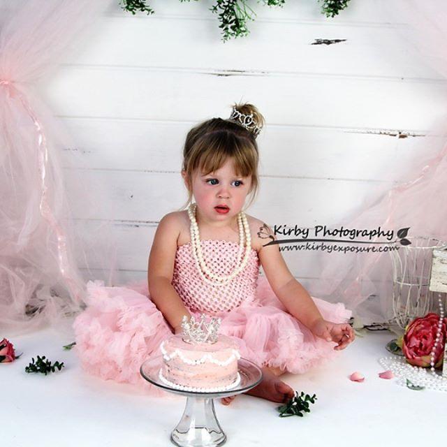 Kate Garden Party in Pink Backdrop designed by Arica Kirby