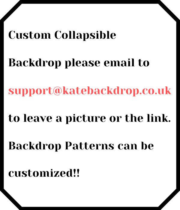 Kate Custom Collapsible Backdrop Photography 5X6.5ft(1.5x2m)