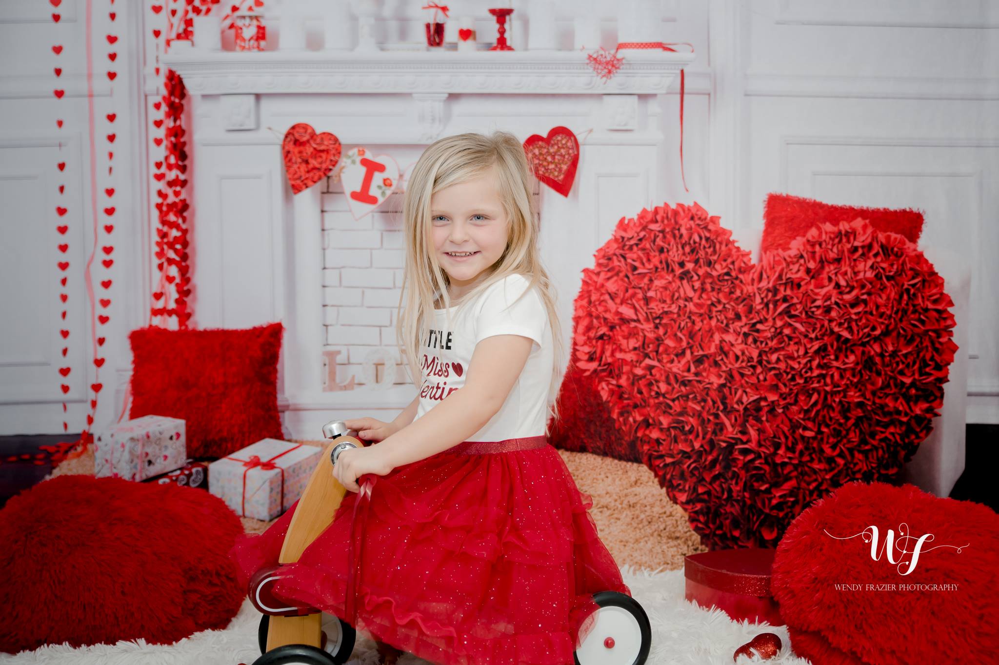 Kate Valentine's Day White House Backdrop for Photography