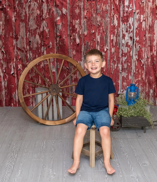 Kate Rustic Red Barn Wood Backdrop for Photography Designed By Mandy Ringe Photography