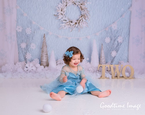 Kate Winter Onederland Snowflake Backdrop Designed By Mandy Ringe Photography