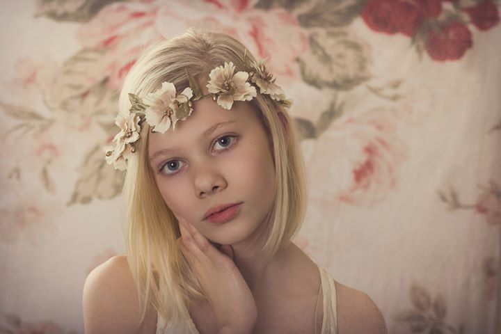 Kate Spring Flower White Wall Backdrops For Children Photography