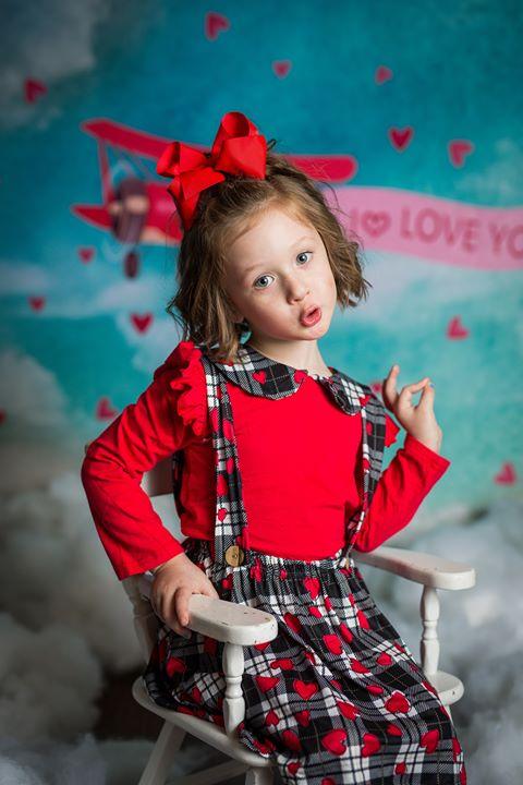 Kate Sky Love Plane Backdrop for Valentines designed by Jerry_Sina