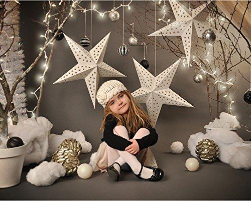 Kate Christmas Grey Star Backdrops for Photography