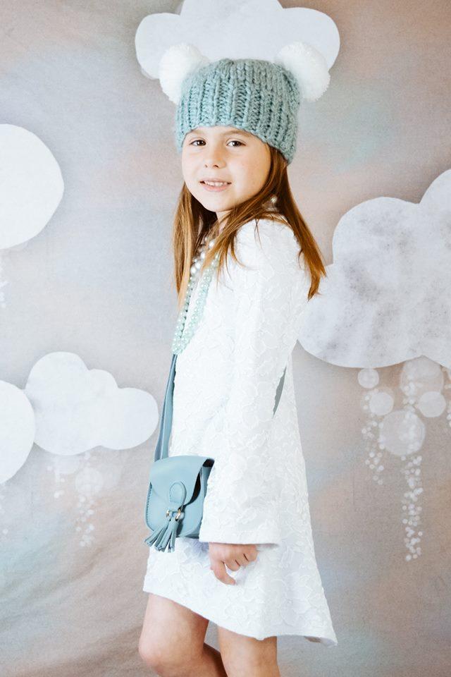 Kate Baby Shower Take Flight Winter Clouds Backdrop for Photography Designed by Mini MakeBelieve - Kate backdrops UK