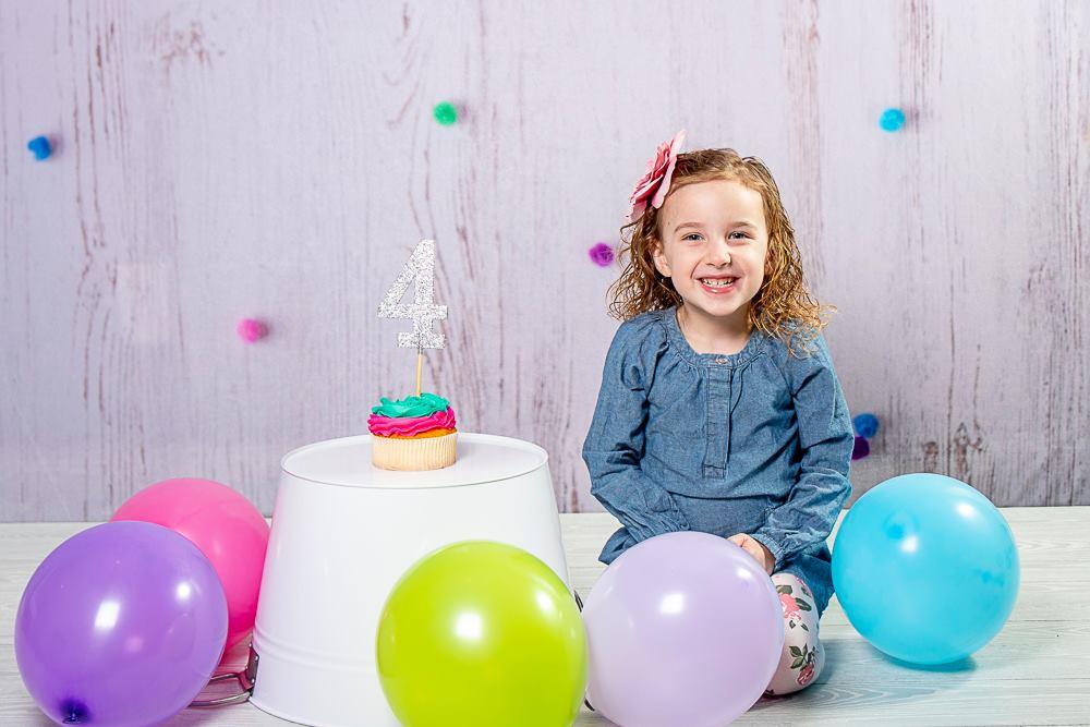 Kate Gray-white Wood with Decorations Children Backdrop for Photography Designed by Erin Larkins