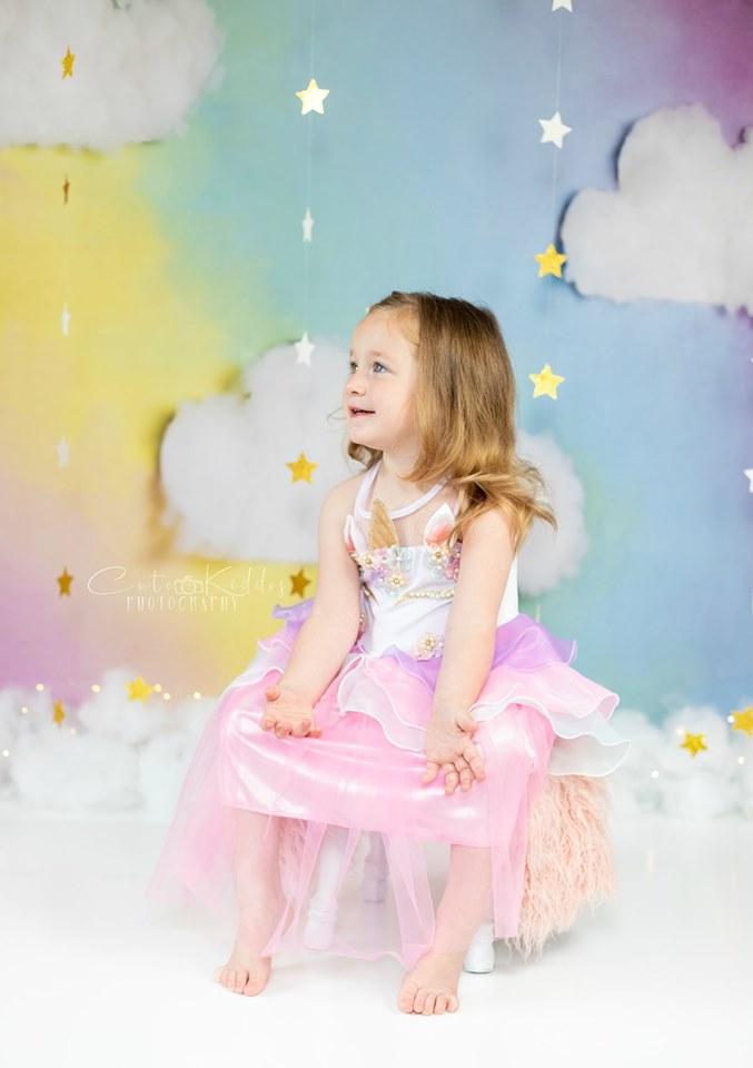 Kate Fantasy Background with Clouds Backdrop for Photography Designed by Megan Leigh Photography