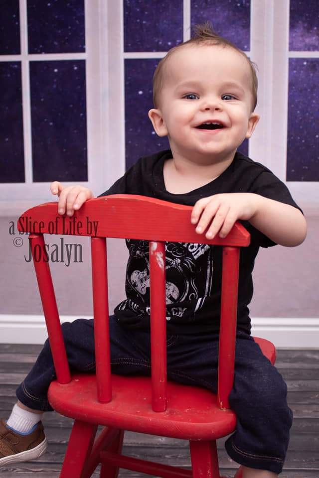 Kate Starry Sky Outside Windowa Children Backdrop for Photography Designed by JFCC -UK