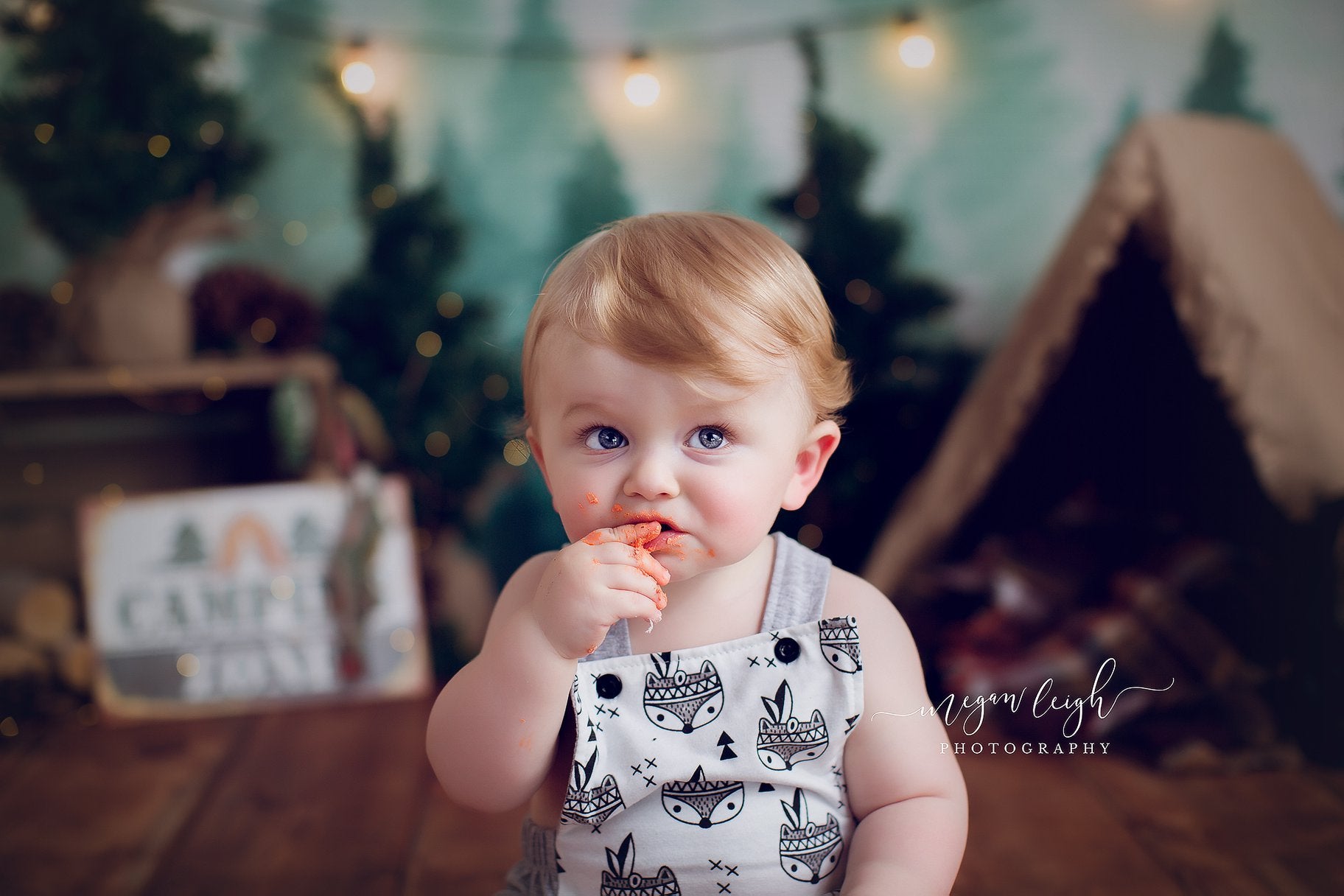 Kate Forest Camping Children Backdrop Designed by Megan Leigh Photography