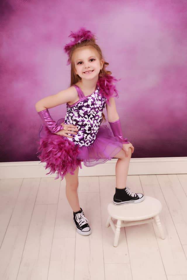 Kate Dark Purple Abstract Texture Backdrop Designed by JFCC