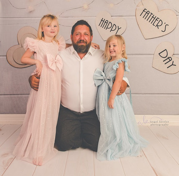 Kate Happy Father'S Day White Wood Floor Photography Backgrounds