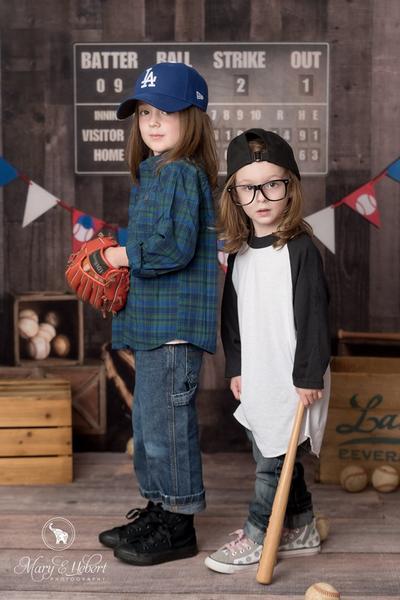 Kate Vintage Baseball with Scoreboard Sport Backdrop for Photography Designed By Mandy Ringe Photography -UK